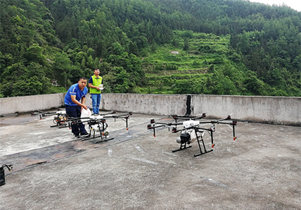 武陵源區(qū)首次實(shí)行“飛防”